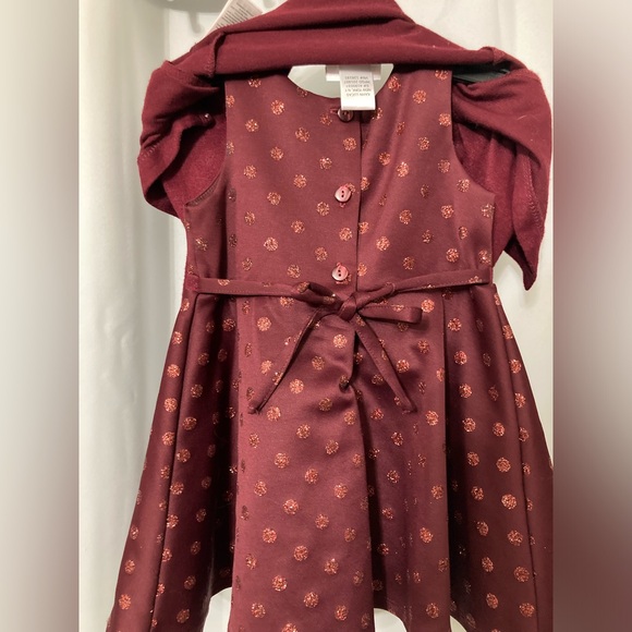 Toddler SWEET HEART ROSE  Dress with matching Shrug 2T FLAWLESS - Picture 5 of 10